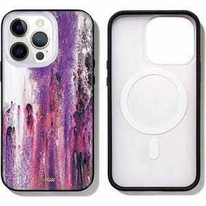 Apple iPhone 13 Pro Max / iPhone 12 Pro Max Case MagSafe Purple Rain Sonix NEW